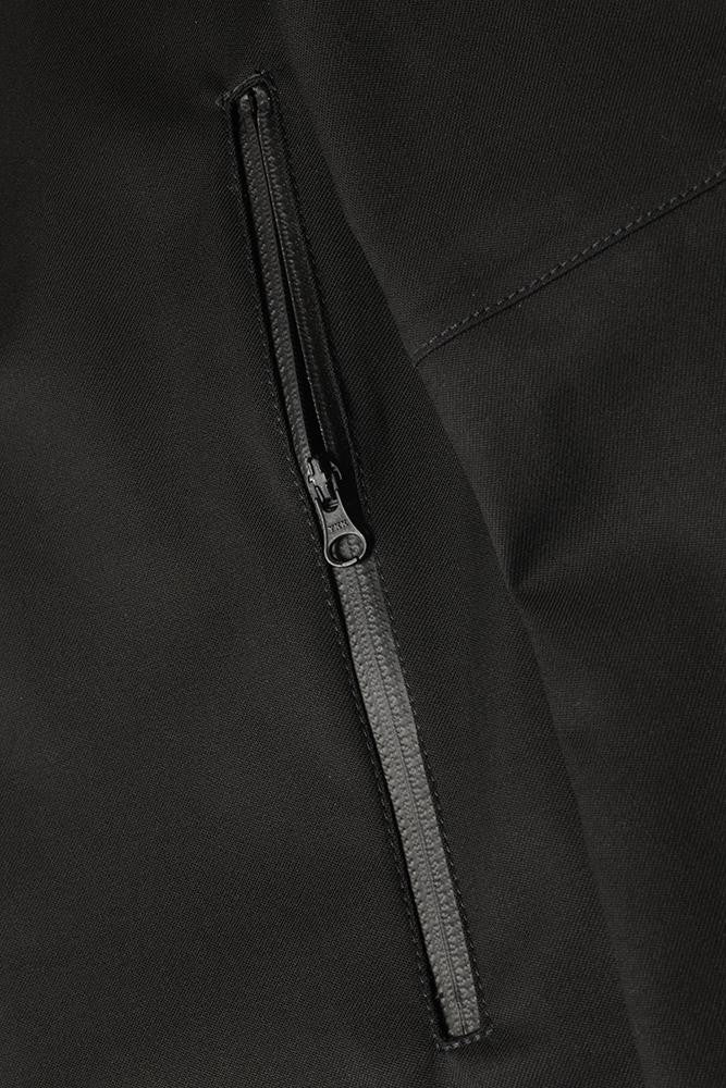 RAIN AND WINDPROOF MERINO TECH TRENCH COAT Black
