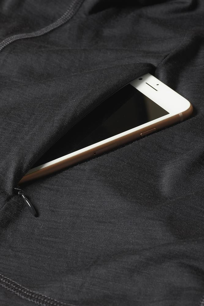 MERINO TECH TRAVEL ACTIVE T-SHIRT Antracite