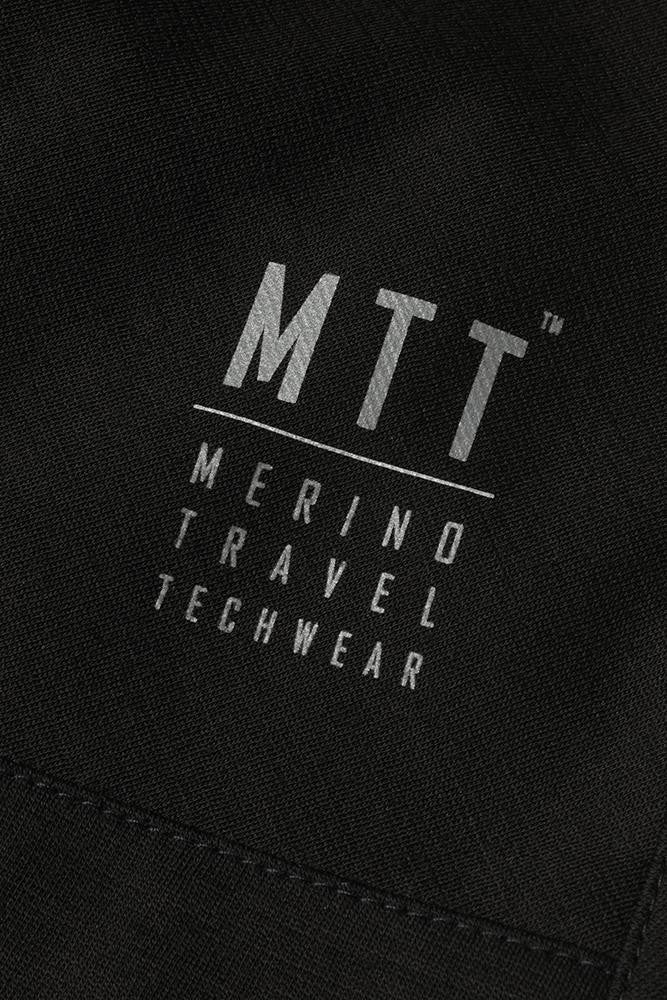 RAIN AND WINDPROOF MERINO TECH OUTDOOR JACKET Black